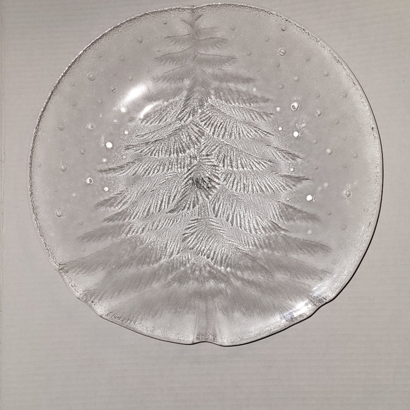 (2) Mikasa Vintage Glass Bon Bon Plate & Vintage Crystal Hostess Platter. - Picture 4 of 10